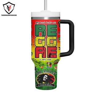 Bob Marley Signature Tumbler With Handle And Straw