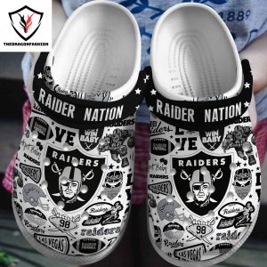 Raider Nation Las Vegas Raiders Crocs Shoes