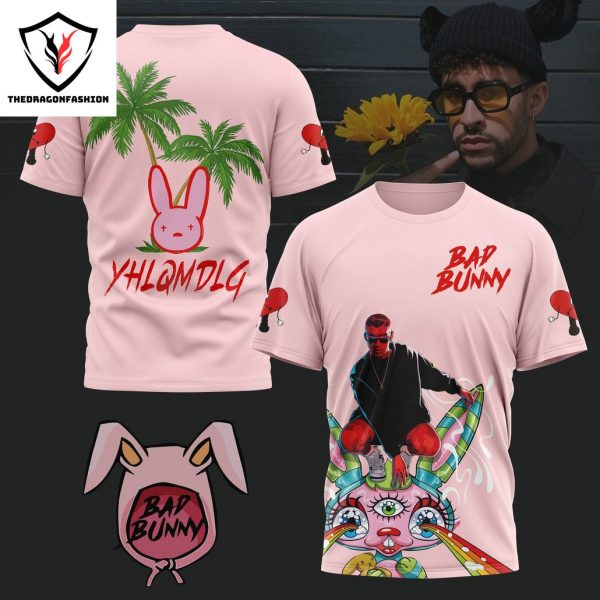 Bad Bunny Yhlqmdlg Design 3D T-Shirt