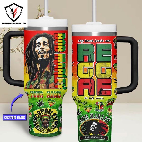 Bob Marley Signature Tumbler With Handle And Straw