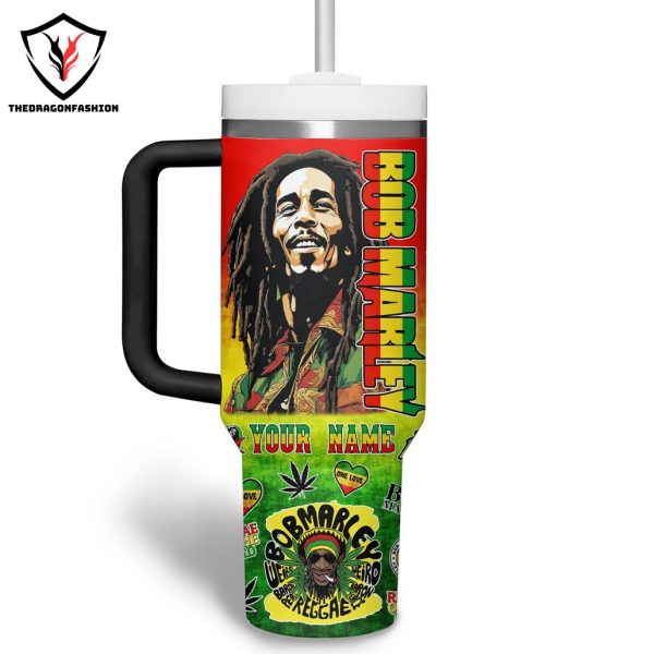 Bob Marley Signature Tumbler With Handle And Straw