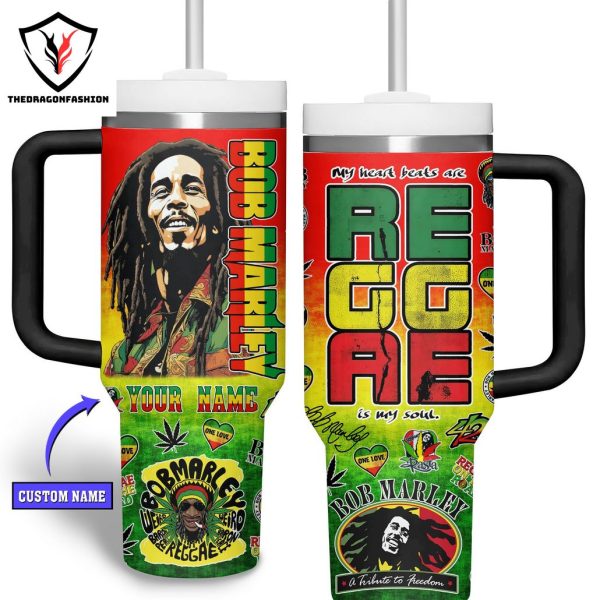 Bob Marley Signature Tumbler With Handle And Straw