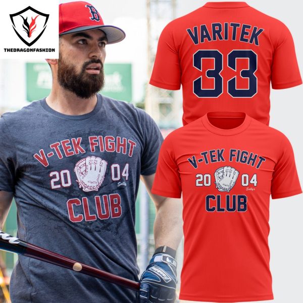 Boston Red Sox V-TEK FIGHT 2024 3D T-Shirt – Red