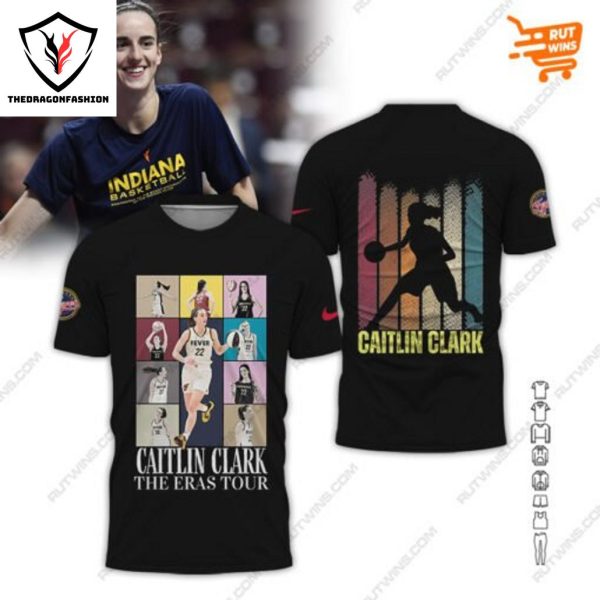 Caitlin Clark Indiana Fever The Eras Tour 3D T-Shirt