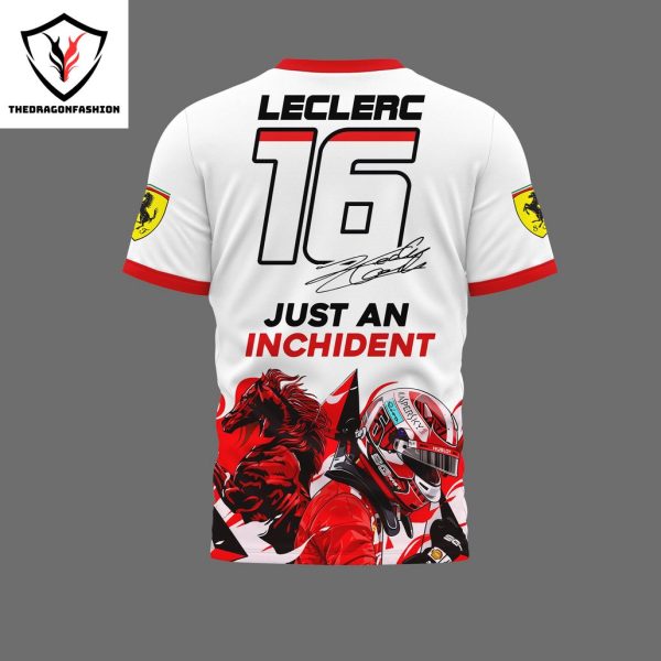 Charles Leclerc Just An Inchident Signature 3D T-Shirt