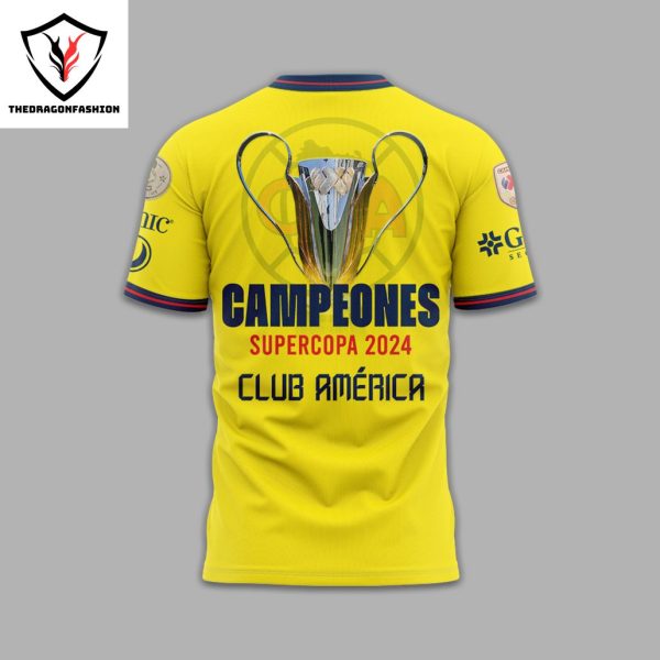 Club America CAMPEONES SUPERCOPA 3D T-Shirt