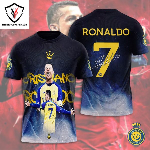 Cristiano Ronaldo 7 Signature 3D T-Shirt