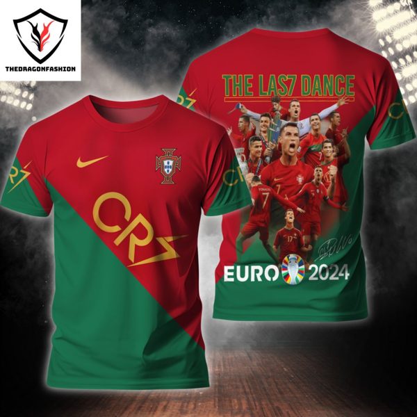 Cristiano Ronaldo x Portugal National Football Team The Last Dance Euro 2024 3D T-Shirt