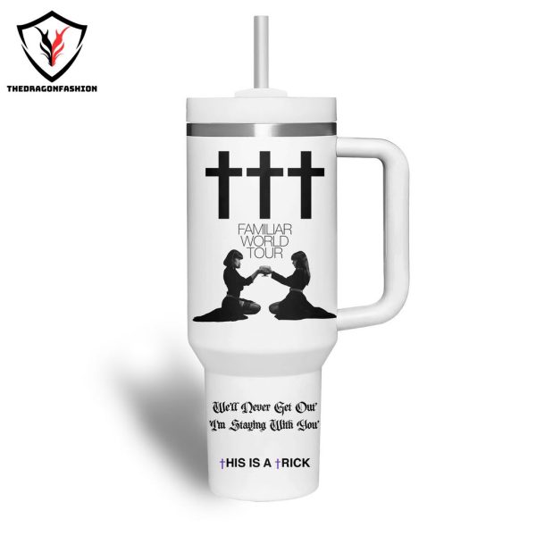 Crosses Goodnight God Bless I Love U Delete Tumbler With Handle And Straw