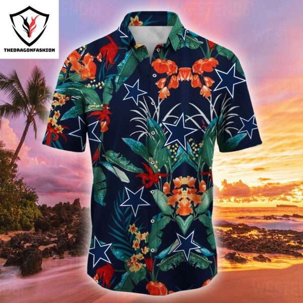 Dallas Cowboys Flower Tropical Summer Hawaiian Shirt