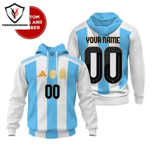 Seleccion Argentina Campeones Conmebol Copa America 2024 3D T-Shirt