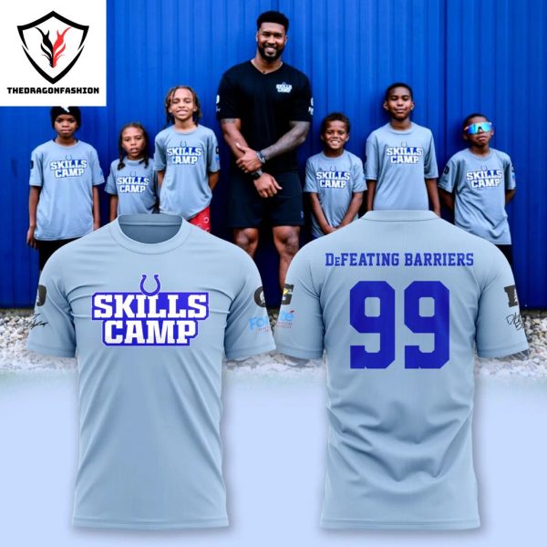 Deforest Buckner Indianapolis Colts 2024 Colts Skills Camp 3D T-Shirt