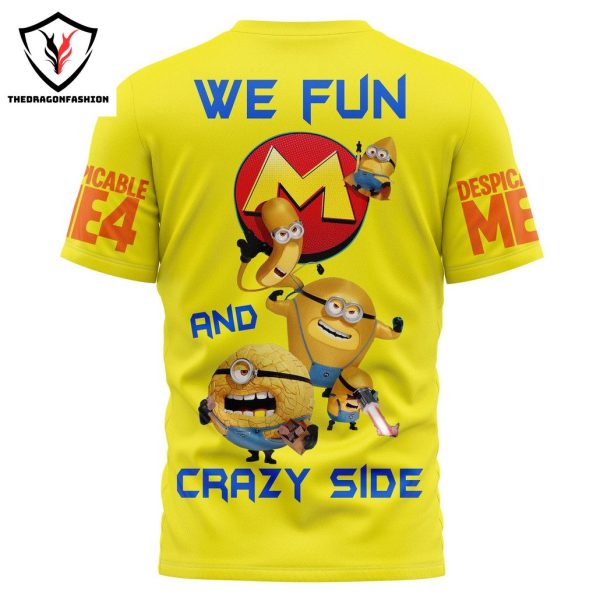 Despicable Me 4 We Fun Crazy Side 3D T-Shirt