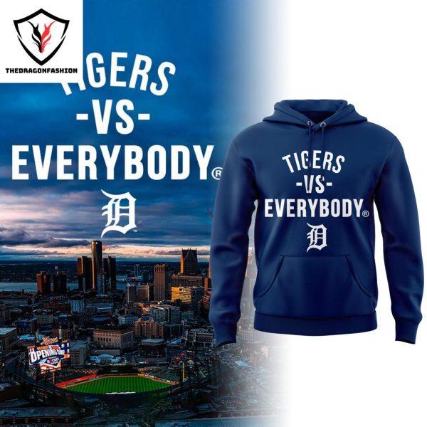 Detroit Tigers Vs Everybody Baseball MLB Hoodie