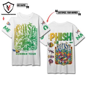 Personalized Phish Summer Tour 3D T-Shirt – White