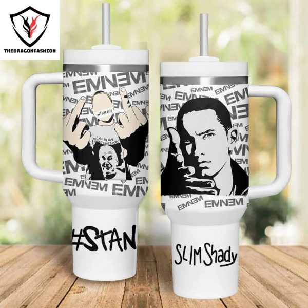 Eminem Slim Shady Tumbler With Handle And Straw