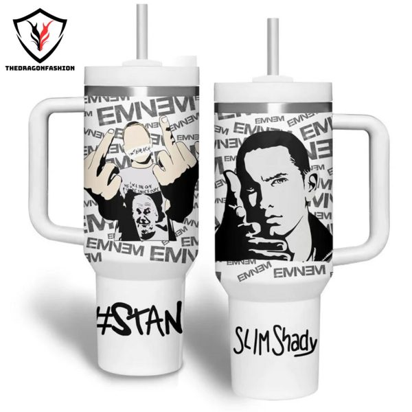 Eminem Slim Shady Tumbler With Handle And Straw