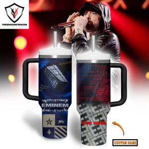 Personalized Eminem Houdini Tumbler With Handle And Straw