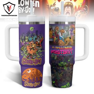 Personalized Scooby-Doo The Mystery Machine Tumbler With Handle And Straw