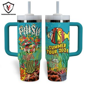 Phish Summer Tour 2024 Tumbler With Handle And Straw