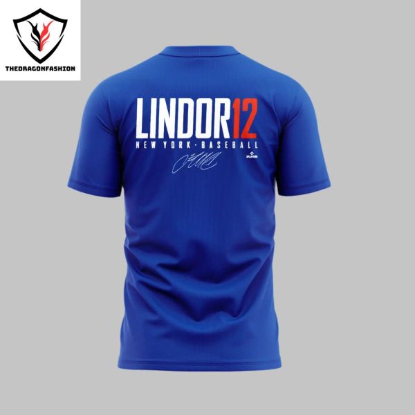 Francisco Lindor New York Mets Signature 3D T-Shirt