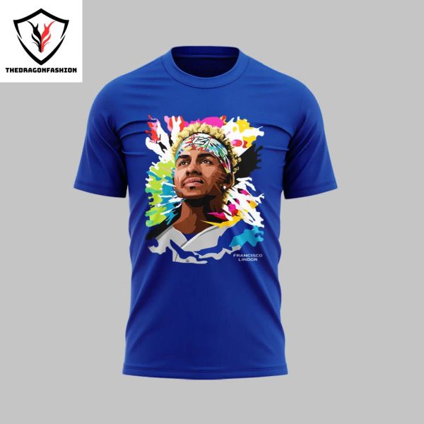 Francisco Lindor New York Mets Signature 3D T-Shirt