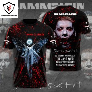 Rammstein Du Hast Lyrics 3D T-Shirt