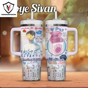 Troye Sivan Something To Give Each Other Tumbler With Handle And Straw