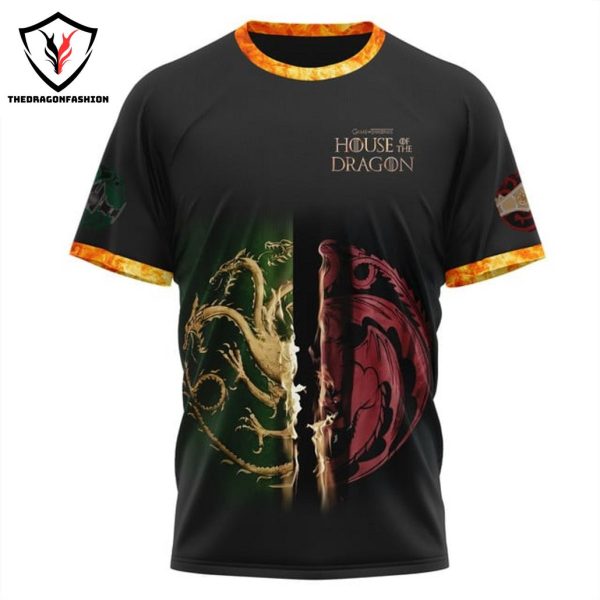 Game Of Thrones House Of The Dragon 3D T-Shirt