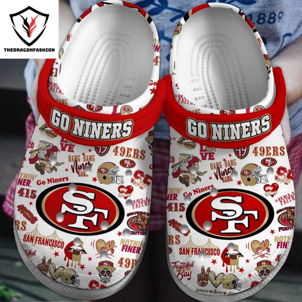 Go Niners San Francisco 49ers Crocs Shoes