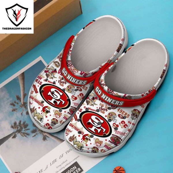 Go Niners San Francisco 49ers Crocs Shoes