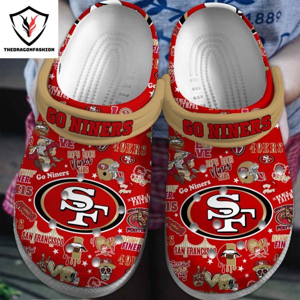 Go Niners San Francisco 49ers Crocs Shoes – Red