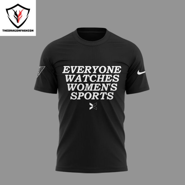 Golden State Valkyries Everyone Watches Women Sports 3D T-Shirt – Black