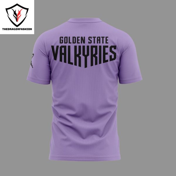 Golden State Valkyries WNBA Purple 3D T-Shirt