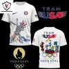 Grateful Dead Team USA Olympic Paris 2024 Summer Game 3D T-Shirt