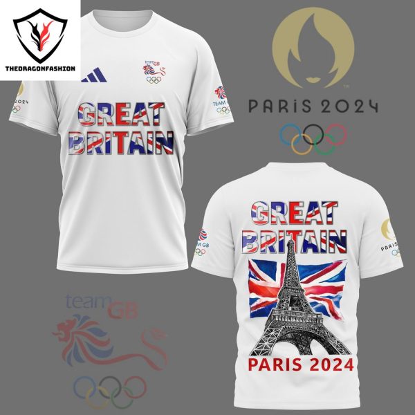 Great Britain 2024 Olympic Paris 3D T-Shirt