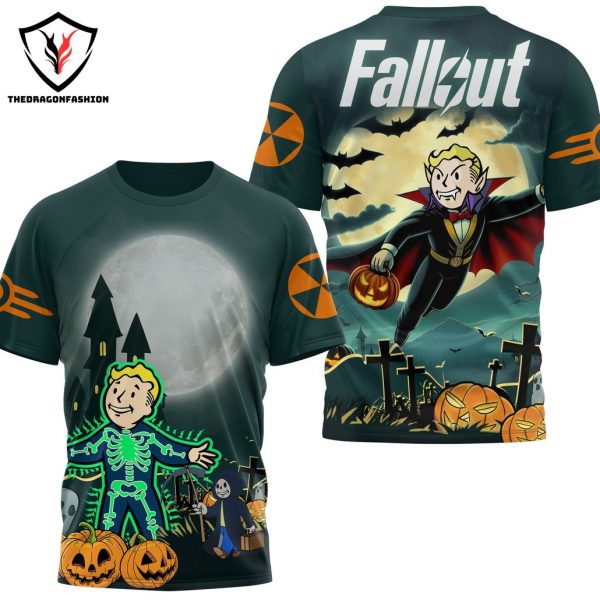 Happy Haloween Fallout 3D T-Shirt