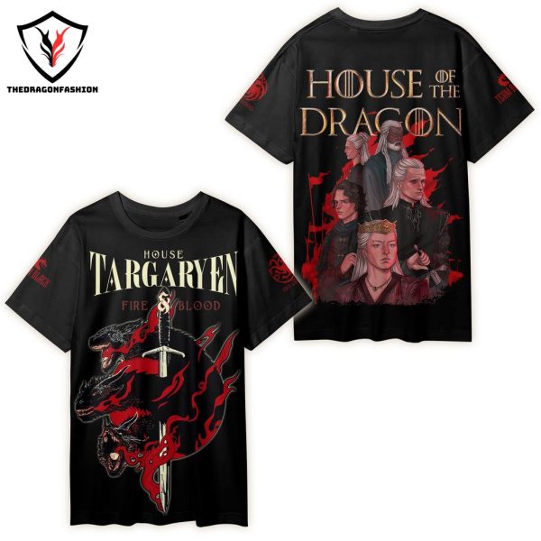 House Of The Dragon House Targaryen 3D T-Shirt