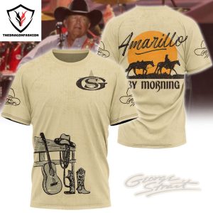 George Strait Amarillo By Morning 3D T-Shirt