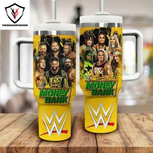 WWE Money In The Band Tumbler With Handle And Straw