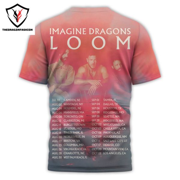 Imagine Dragons Loom World Tour 3D T-Shirt