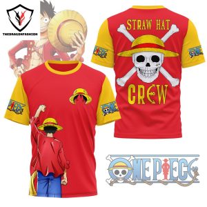 One Piece Straw Hat Crew 3D T-Shirt