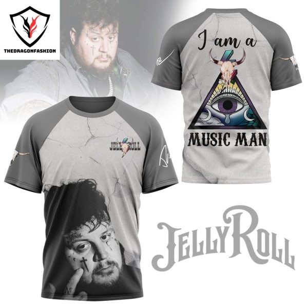 Jelly Roll I Am A Music Man 3D T-Shirt