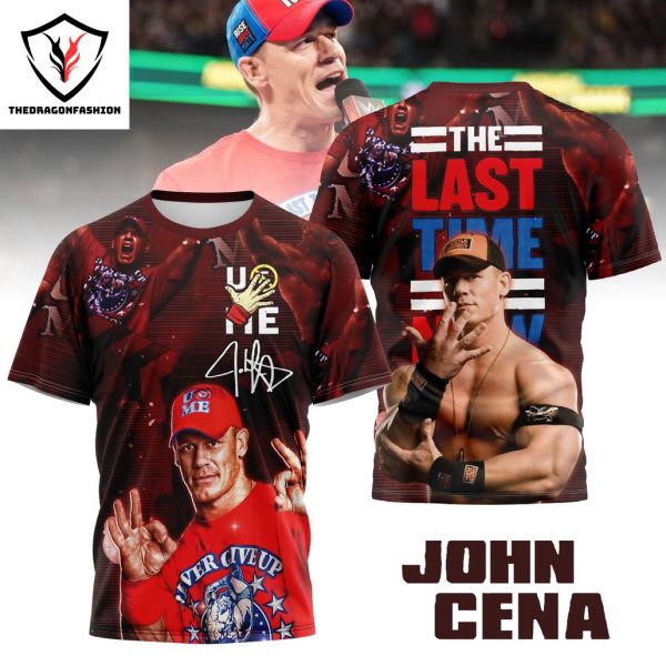 John Cena The Last Time Signature 3D T-Shirt