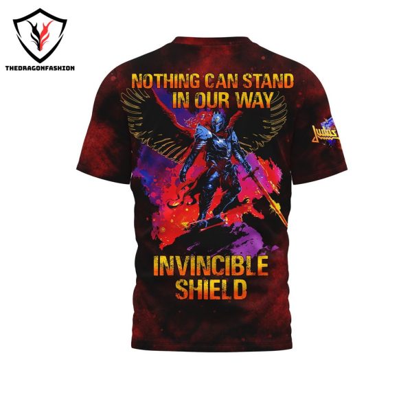 Judas Priest – Invincible Shield Lyrics 3D T-Shirt