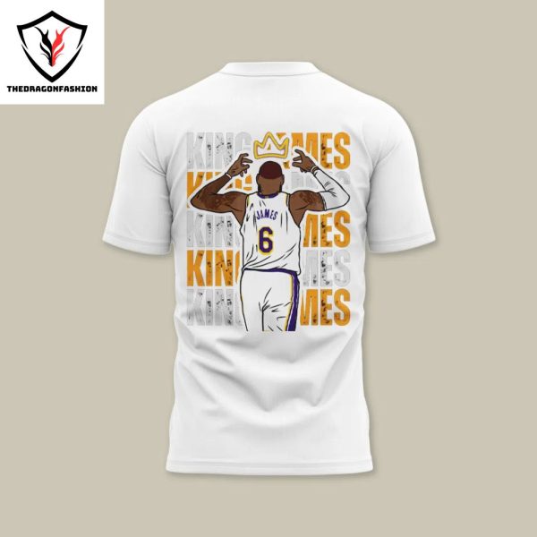 King Of The Heat LeBron James Los Angeles Lakers 3D T-Shirt