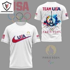 Team USA Olympic 2024 One Nation One Team 3D T-Shirt