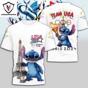 Team USA Olympic 2024 Design 3D T-Shirt