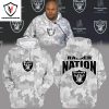 Las Vegas Raiders Hoodie Celebrating 65 Years Silver & Black Hoodie