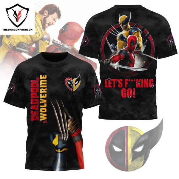 Let Go Deadpool And Wolverine 3D T-Shirt